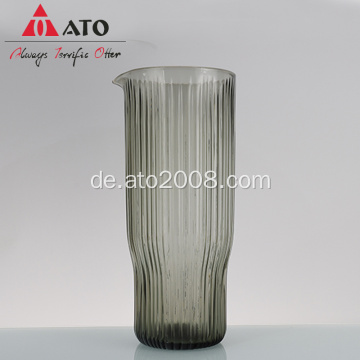 ATO Clear Wine Glas vertikal gestreifte Weinglas